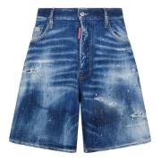 Denim Shorts Dsquared2 , Blue , Heren