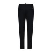 Zwarte rechte pantalon Dsquared2 , Black , Heren