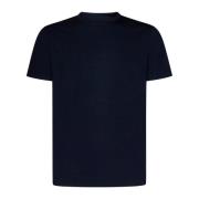 Blauw T-shirt met Adelaar Logo Emporio Armani , Blue , Heren