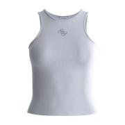 Sleeveless Tops Guess , White , Dames