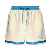 Shorts met logo Adidas Originals , Beige , Dames