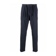 Cropped Trousers Herno , Blue , Heren
