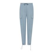 Tapered Trousers Duno , Blue , Dames