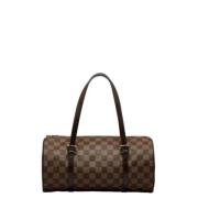 Pre-owned Canvas handbags Louis Vuitton Vintage , Brown , Dames