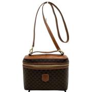 Pre-owned Leather shoulder-bags Celine Vintage , Brown , Dames