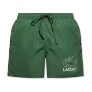Zwembroek met logo Lacoste , Green , Heren