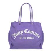 Iris Towelling Tote bag Juicy Couture , Purple , Dames