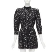 Pre-owned Silk dresses Yves Saint Laurent Vintage , Black , Dames