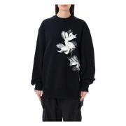 Bloemen Crewneck Sweatshirt Y-3 , Black , Dames