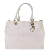 Pre-owned Canvas handbags Dior Vintage , White , Dames