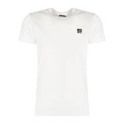 Klassieke Ronde Hals T-Shirt Diesel , White , Heren