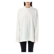Long Sleeve Tops Y-3 , White , Dames