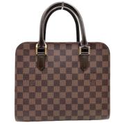 Pre-owned Canvas handbags Louis Vuitton Vintage , Brown , Dames