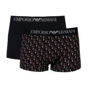 Bottoms Emporio Armani , Black , Heren