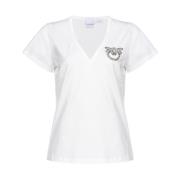 Casual T-shirt Pinko , White , Dames