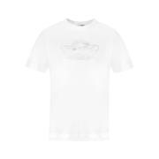 Engel Grafisch Katoenen T-Shirt - Wit/Zilver Simone Rocha , White , Da...