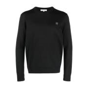 Round-neck Knitwear Maison Kitsuné , Black , Heren