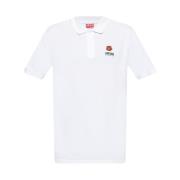 Polo shirt met logo Kenzo , White , Heren