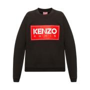 Sweatshirt met logo Kenzo , Black , Heren
