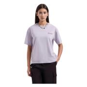 Waves Tee Paars Olaf Hussein , Purple , Dames