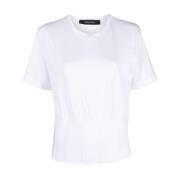 Witte T-shirts en Polos Collectie Federica Tosi , White , Dames