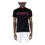 Stijlvol Fit T-Shirt Modello Dsquared2 , Black , Heren