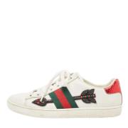 Pre-owned Leather sneakers Gucci Vintage , Multicolor , Dames