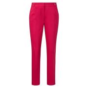 Cropped Trousers Comma , Pink , Dames