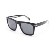 Zwarte zonnebril met origineel etui Eyewear by David Beckham , Black ,...