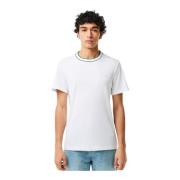 Piqué T-shirt in wit Lacoste , White , Heren