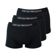 Sportieve Trunk Ondergoed 3-Pack Herenshorts Emporio Armani , Black , ...