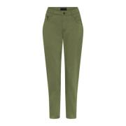 Slim-fit Trousers C.Ro , Green , Dames