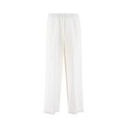 Wide Trousers Antonelli Firenze , White , Dames