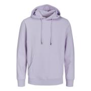 Basic Hoodie Sweatshirt Jack & Jones , Purple , Heren