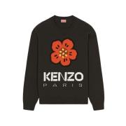 Zwarte Boke Flower Sweater Kenzo , Black , Heren