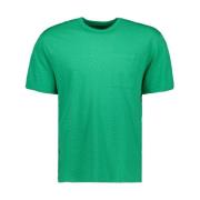Gestippeld T-shirt met borstzakje Tom Tailor , Green , Heren