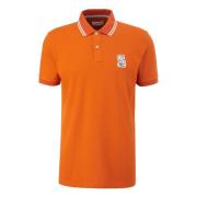 Heren Polo Shirt Korte Mouw Regular Fit s.Oliver , Orange , Heren
