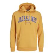 Gezellige Hoodie Josh Sweatshirt Jack & Jones , Yellow , Heren