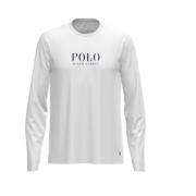 Comfortabel Logo Versierd Pyjama T-Shirt Ralph Lauren , White , Heren