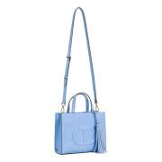 Handbags Twinset , Blue , Dames