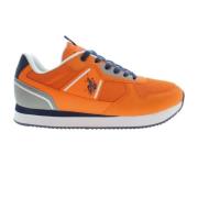 Heren Casual Sneaker Schoenen Nobil U.s. Polo Assn. , Orange , Heren