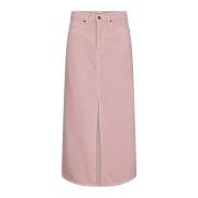 Elegante Midi Split Rok Bubblegum Co'Couture , Pink , Dames