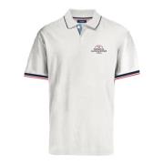 Klassiek Poloshirt met Logo Stitching Jack & Jones , White , Heren