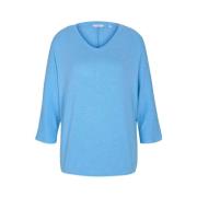 Sweatshirts Tom Tailor , Blue , Dames