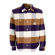 Heren Overhemd met Lange Mouwen Lyman Check Carhartt Wip , Multicolor ...