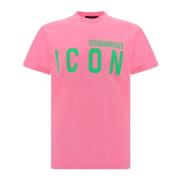 T-Shirts Dsquared2 , Pink , Heren