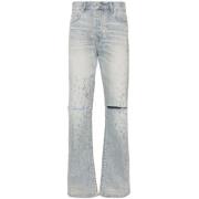 Straight Jeans Amiri , Blue , Heren