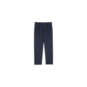 Straight Trousers Noyoco , Blue , Heren