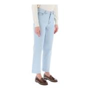 Straight Jeans A.p.c. , Blue , Dames