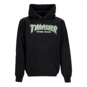 Zwarte Brick Hoodie Streetwear Thrasher , Black , Heren